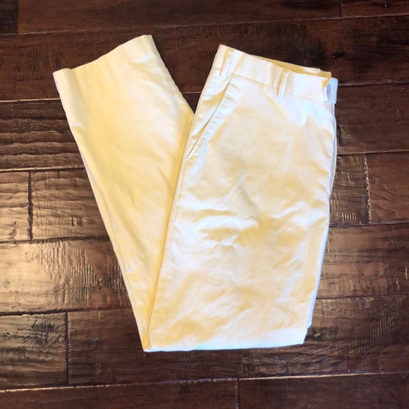 southern pines Pants Southern Pines Mens Pastel Yellow Pants 36w 3l
